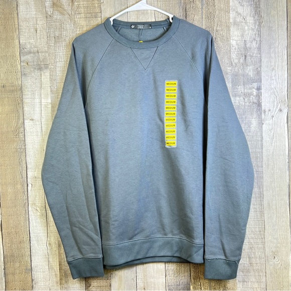 Members Mark Size Medium French Terry Crewneck Long Sleeve Sweatshirt - Picture 1 of 9